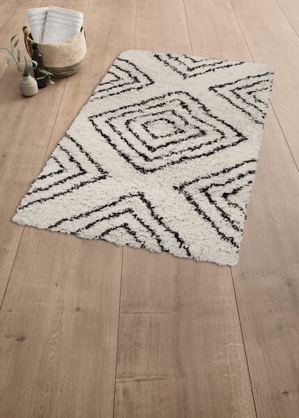 Kleine Wolke Boho covor de baie 120x70 cm dreptunghiular bej 9157202225