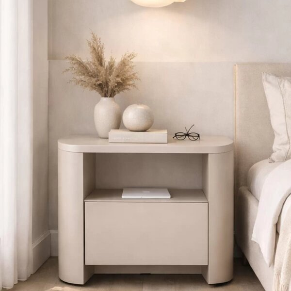 Noptieră Sorrenti 58 cm - cashmere
