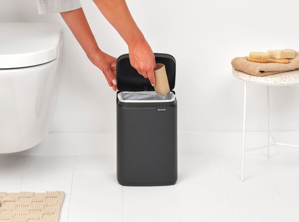Brabantia Bo cos de gunoi 4 l negru-gri 233708
