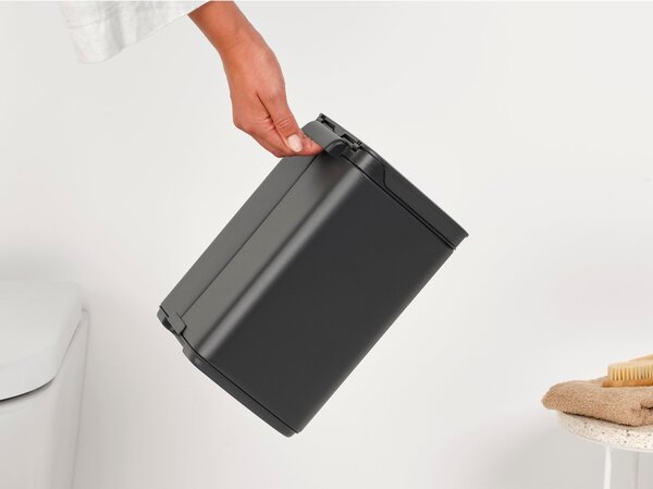 Brabantia Bo cos de gunoi 4 l negru-gri 233708
