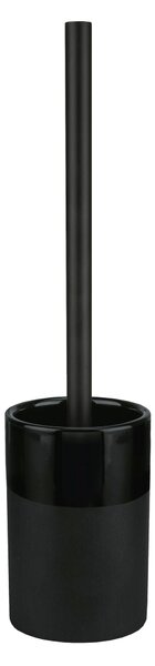 Kleine Wolke Deep perie de toaletă stativ negru-ceramică 8681926856