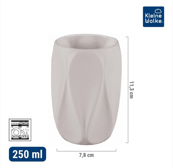 Kleine Wolke Trevi pahar pentru periuta de dinti bej 8684289852