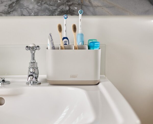 Joseph Joseph Easy Store Ecru pahar pentru periuta de dinti bej 70575