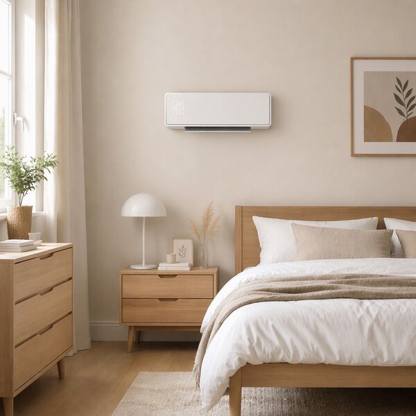 HOMCOM Încălzitor în ceramicâ de perete 2000W, 3 moduri, Temporizator, Panou de sticlă Alb | Aosom Romania