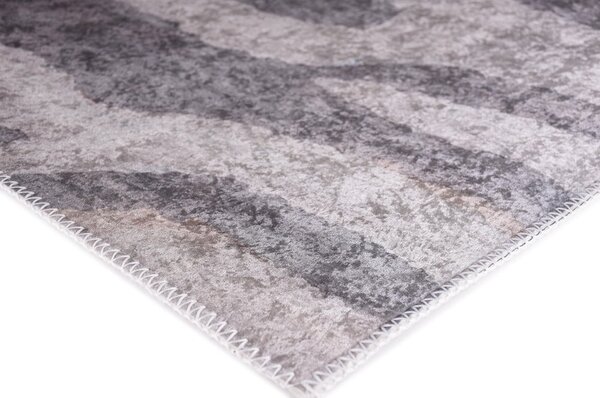 Covor gri lavabil 80x150 cm City Clouds – Vitaus