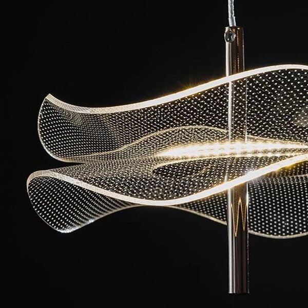 Altavola Design Mariposa lampă suspendată 1x6 W transparent-aur roz LA102/P_3000K