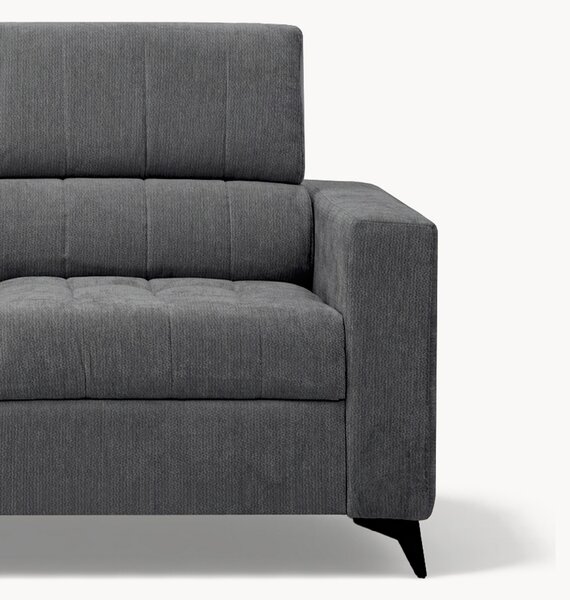 Canapea extensibilă Nardo - chenille gri Vibe 95
