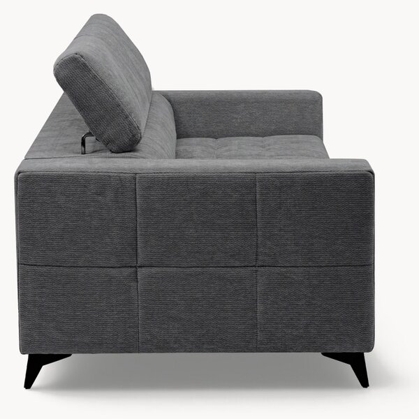 Canapea extensibilă Nardo - chenille gri Vibe 95