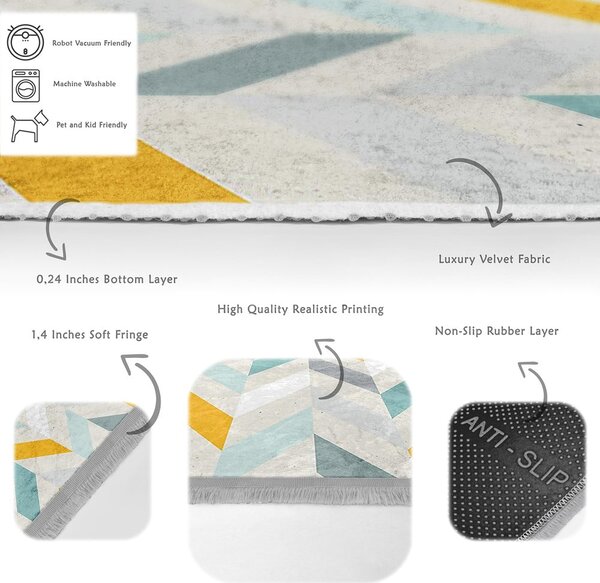 Covor gri 80x150 cm – Mila Home