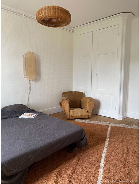 Covor cărămiziu/bej din bumbac 170x240 cm Duetto Toffee – Lorena Canals