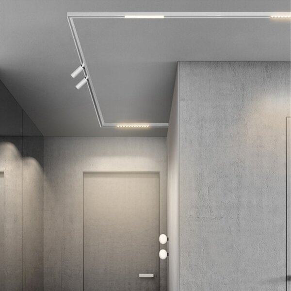 Proiector SMART pentru sina magnetica SPOT65 ALB LED LUXON
