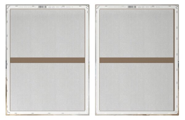 Set de tablouri cu detalii pictate manual 2 buc. 50x70 cm Breeze – Styler