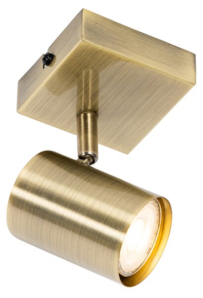 Spot modern bronz reglabil pătrat - Jeana