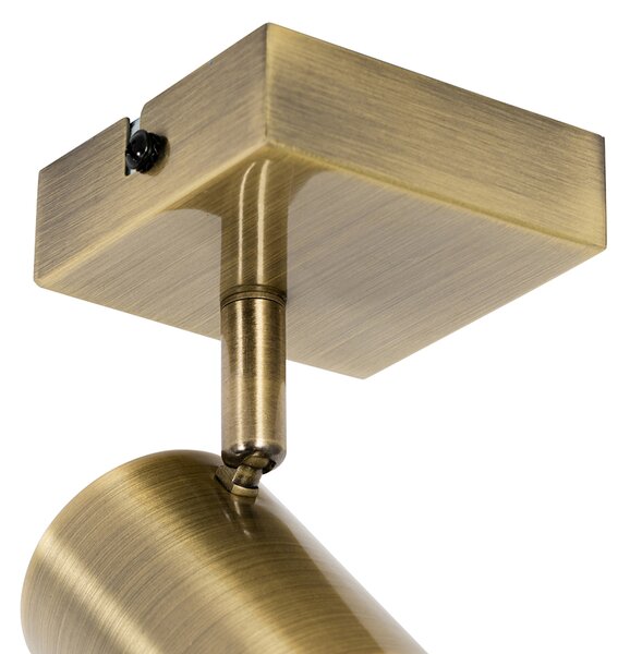 Spot modern bronz reglabil pătrat - Jeana