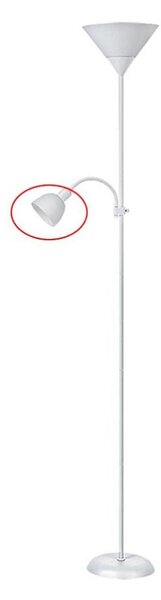Abajur de rezervă pentru lampadar Rabalux 4061 ACTION E14 alb mic