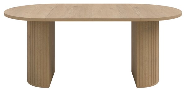 Masă de dining extensibilă Ovalio, stejar cremona (100-188 cm)
