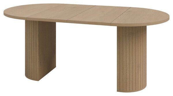 Masă de dining extensibilă Ovalio, stejar cremona (100-188 cm)