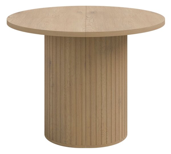 Masă de dining extensibilă Ovalio, stejar cremona (100-188 cm)