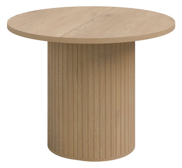 Masă de dining extensibilă Ovalio, stejar cremona (100-188 cm)