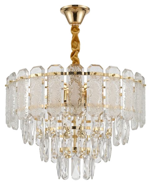 Lampă suspendată din cristal SWE088-CP 40cm GOLD