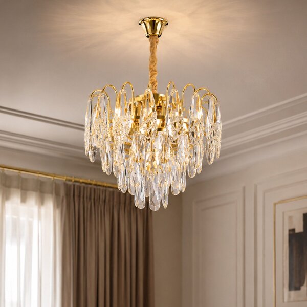 Lampă suspendată din cristal SWE078-CP 30cm GOLD