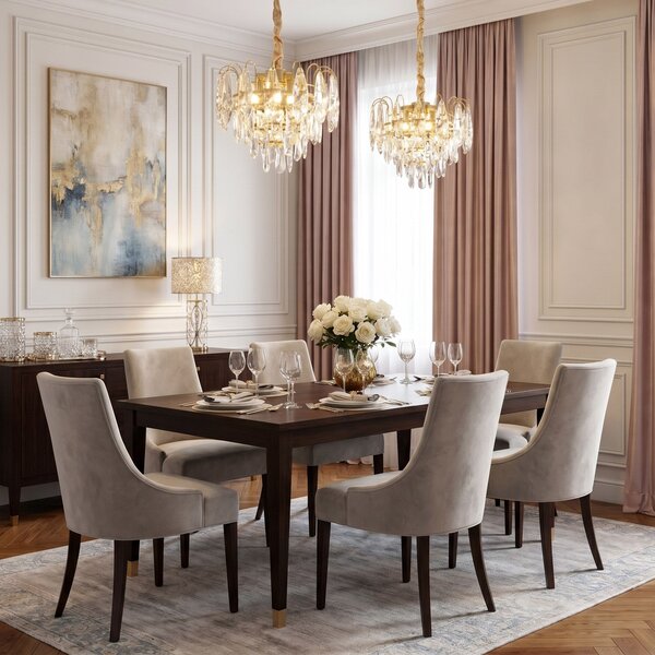 Lampă suspendată din cristal SWE078-CP 30cm GOLD