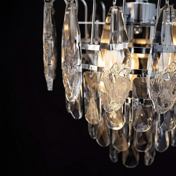 Lampă suspendată din cristal SWE079-CP 50cm Chrom
