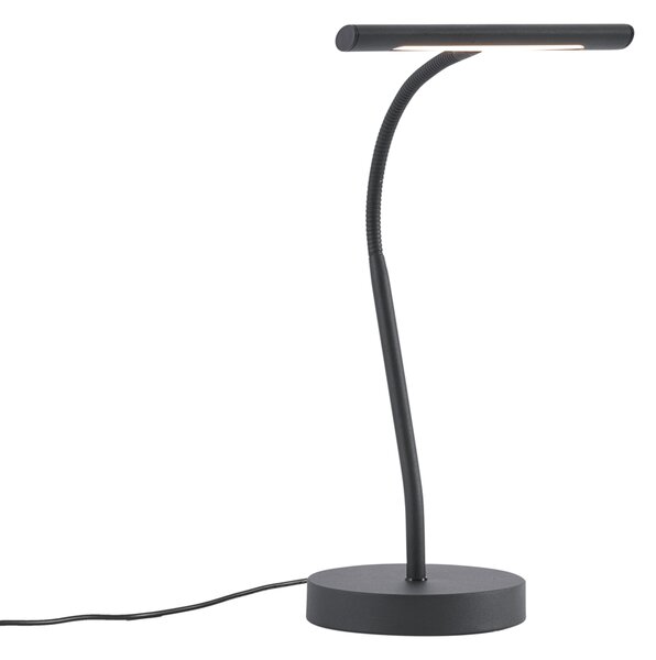 Lampă de masă Art Deco neagră incl. LED - Tableau