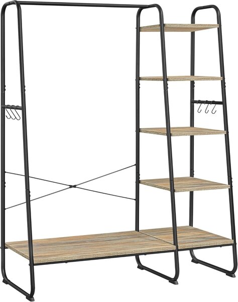 Cuier Vasagle Turcoaz 120x45x160 cm