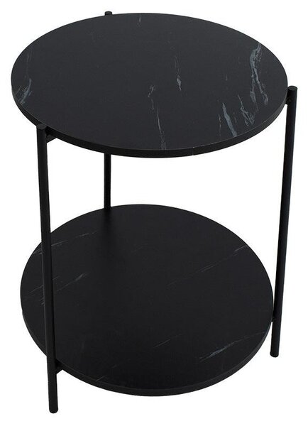 Masuta de cafea Rhythm, negru - negru, D48x60 cm