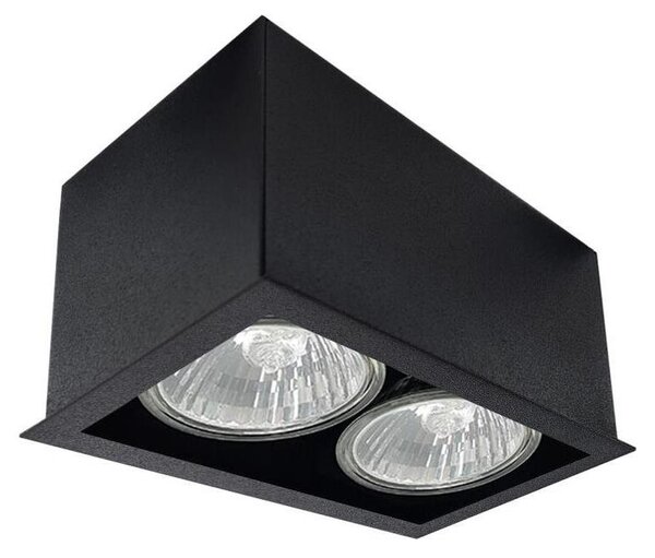 Brosline 1080 - Lampă spot CAGE 2xGU10/10W/230V negru