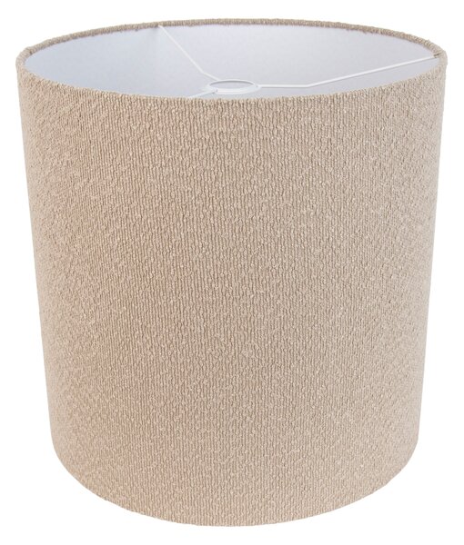 Abajur din material textil bej cu material tip teddy 40/40/40