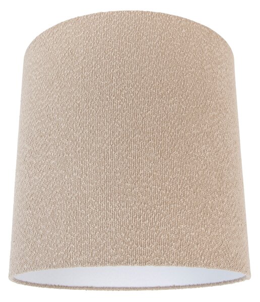 Abajur din material textil bej cu material tip teddy 40/40/40