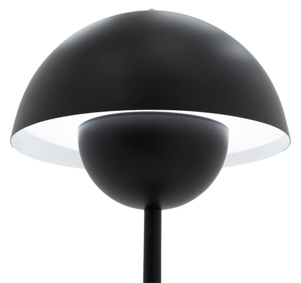Veioza Creative LED, Alb - Negru, D18x30 cm