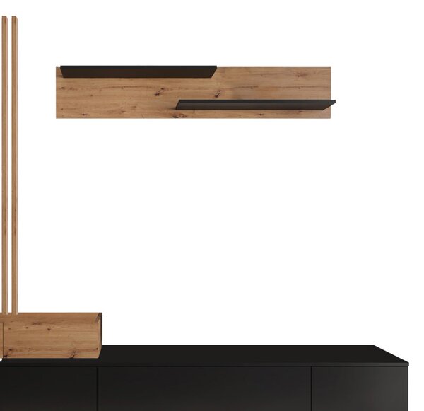 Comoda TV Litende Lux cu Riflaj, Diverse culori, 250x42x200 cm, 42x250 cm