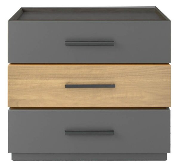 Noptiera Sonlen Sonoma-carbon, 60x40x66 cm