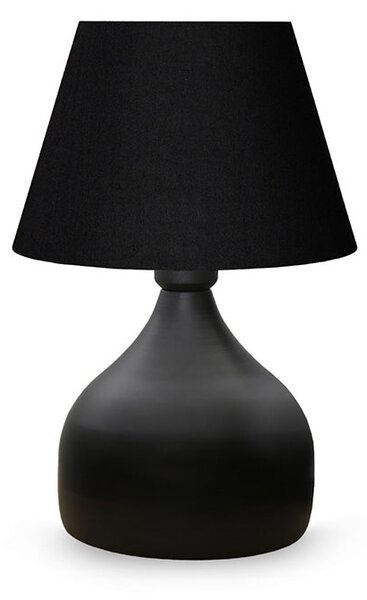Lampa de Masa PWL-1068, neagra-bej, D22x32 cm