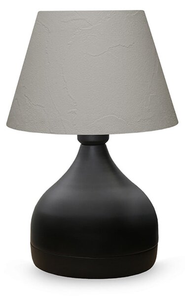 Lampa de Masa PWL-1068, neagra-bej, D22x32 cm