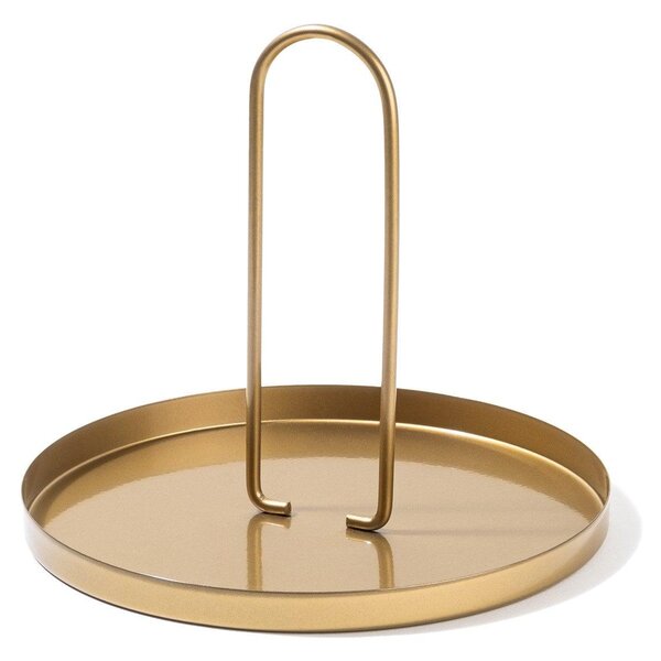Accesoriu metalic decorativ Decorative Metal Accessory Rustic 5, Aur, 21x18 cm