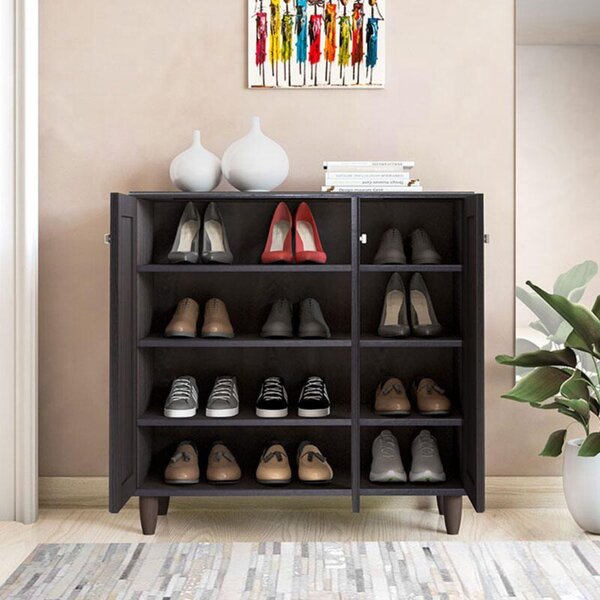 Dulap de pantofi SANTΟ, 16-20 perechi, Diverse culori, 89x34x91 cm