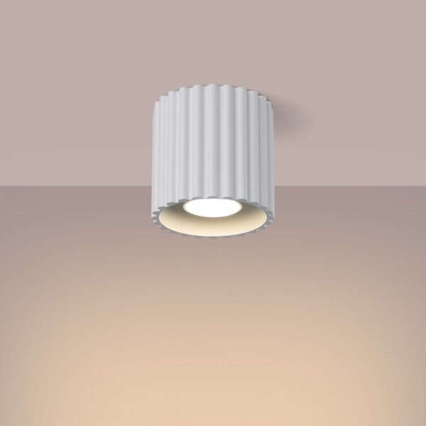 Sollux SL.1779 - Spot AURA 1xGU10/10W/230V, 10 cm, alb