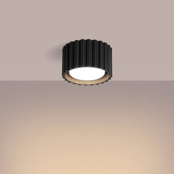 Sollux SL.1787 - Spot AURA 1xGX53/10W/230V, 6 cm, negru