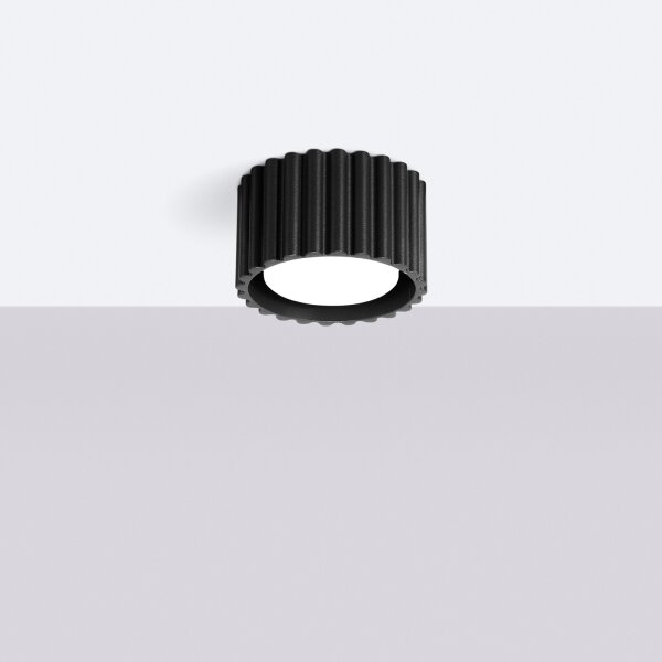 Sollux SL.1787 - Spot AURA 1xGX53/10W/230V, 6 cm, negru