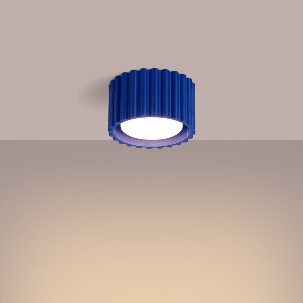 Sollux SL.1812 - Lampă spot AURA 1xGX53/10W/230V 6 cm albastră