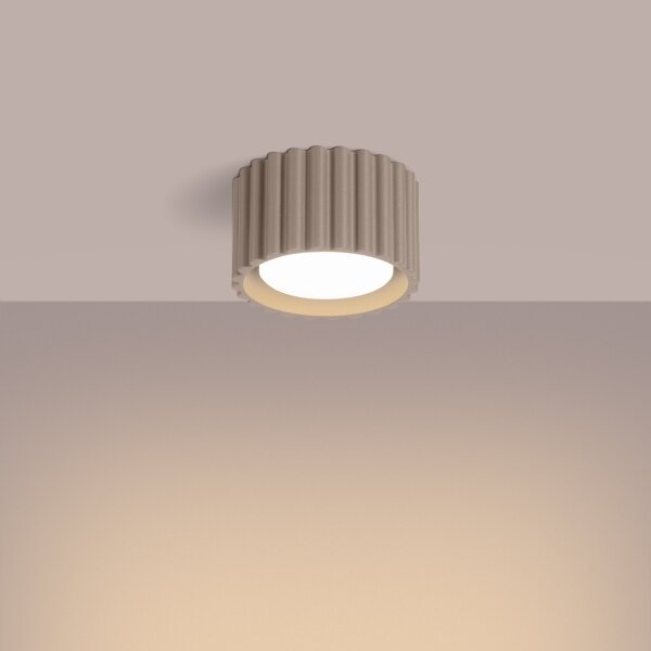 Sollux SL.1817 - Spot AURA, 1xGX53/10W/230V, 6 cm, taupe