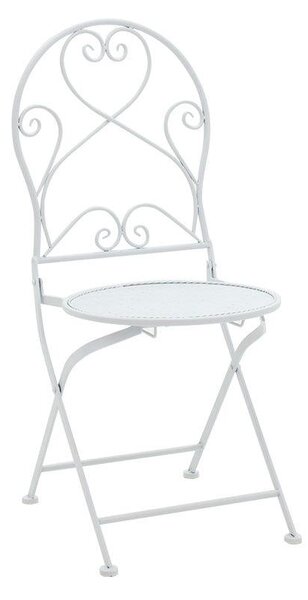 Set Masa si Scaune Gradina Walen 3 Piese Negru, Alb, 60x60x93 cm