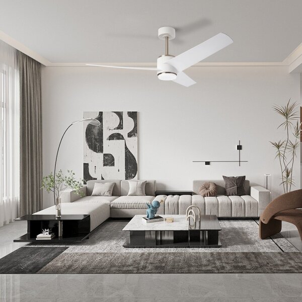 Immax NEO 07282L - Ventilator de tavan LED CCT BEAUTY, dimmabil, 18W/230V, Wi-Fi Tuya + telecomandă