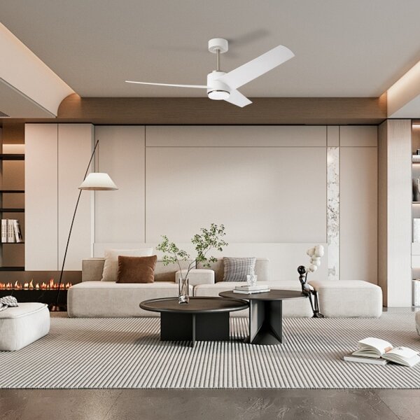 Immax NEO 07282L - Ventilator de tavan LED CCT BEAUTY, dimmabil, 18W/230V, Wi-Fi Tuya + telecomandă