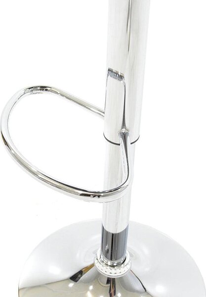 Scaun bar Coozy metal, reglabil pe inaltime, 47x45x90 cm