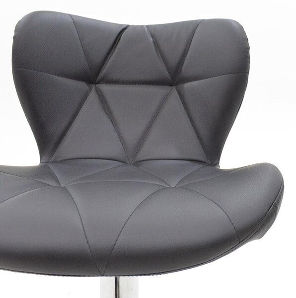 Scaun bar Coozy metal, reglabil pe inaltime, 47x45x90 cm